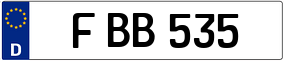 Truck License Plate